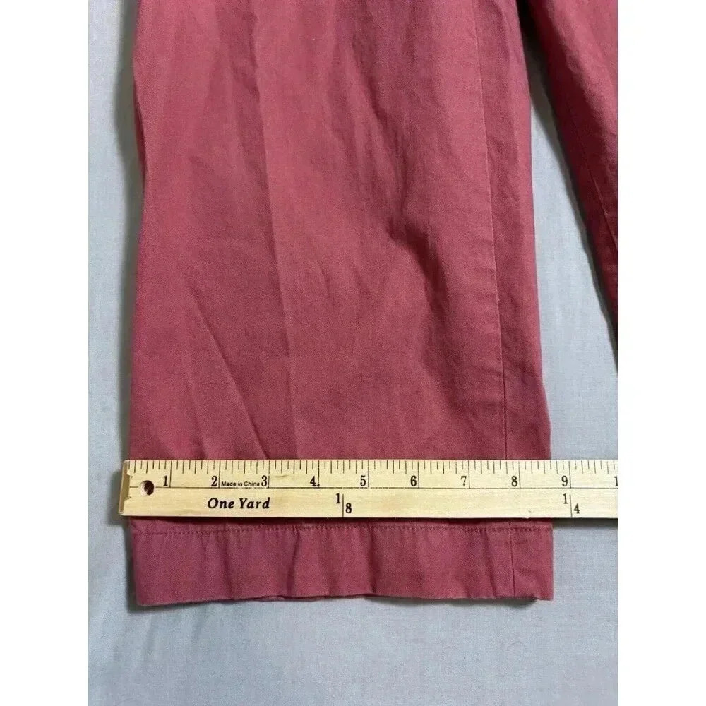 Brooks Brothers 346 Chino Pants Mens 38x28 Red Salmon Relaxed Preppy - Picture 3 of 7